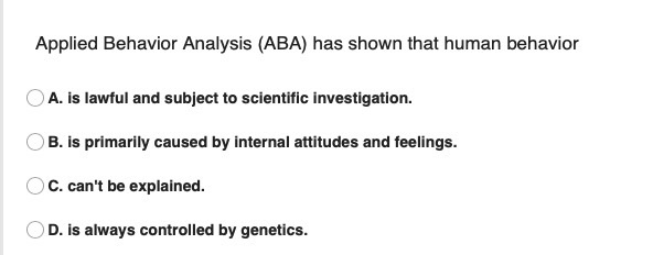 Solved Which of the following does not form a basis for ABA? | Chegg.com