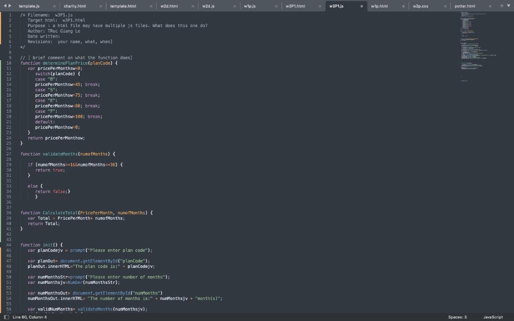 Solved wp.js w3P1.html x w3P1.js x Screen Shot 2022-03-24 at | Chegg.com
