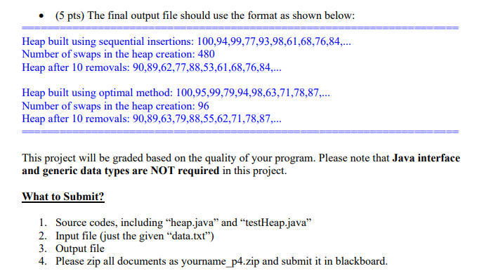 Solved Complete the Linked Heap Project, which is described