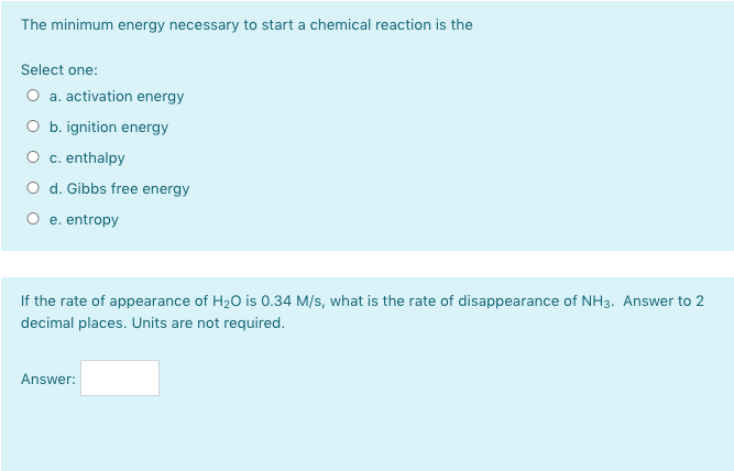 Solved Which of the following does not affect the rate of | Chegg.com
