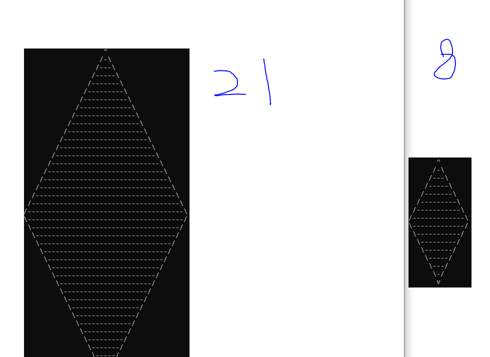 Solved Objective: Write a function called printDiamond that | Chegg.com