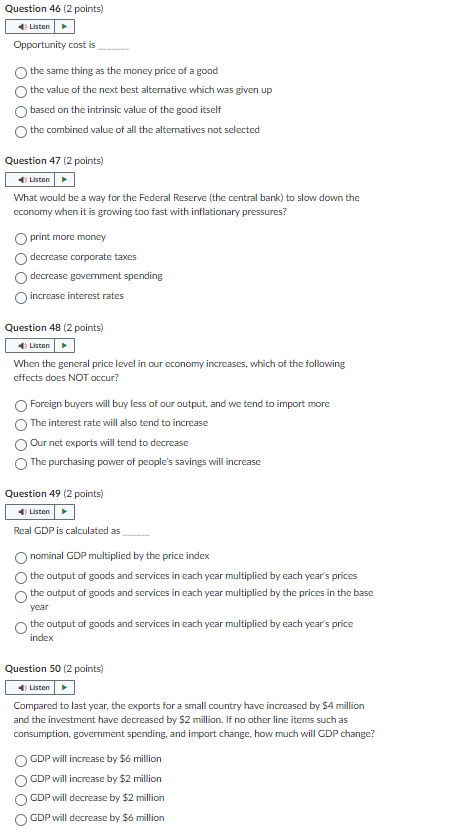 Solved Which of the following activities is counted in GDP? | Chegg.com