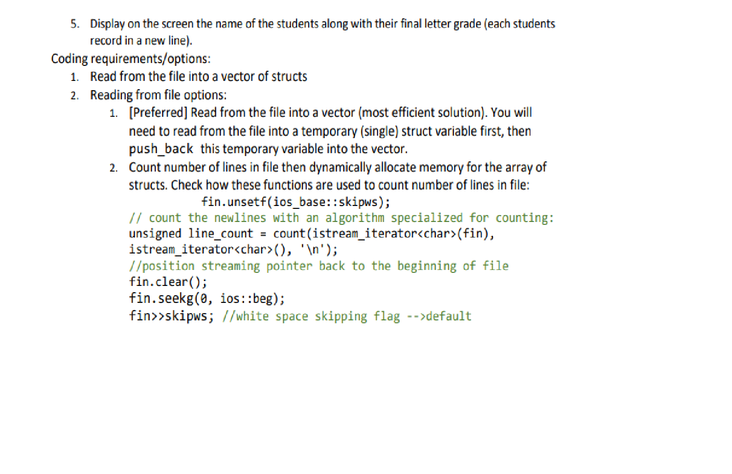 Solved Consider a student file with the following data: | Chegg.com