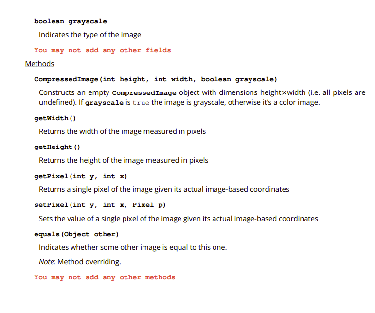 FOREWARNING VERY LONG Please answer in Java with | Chegg.com