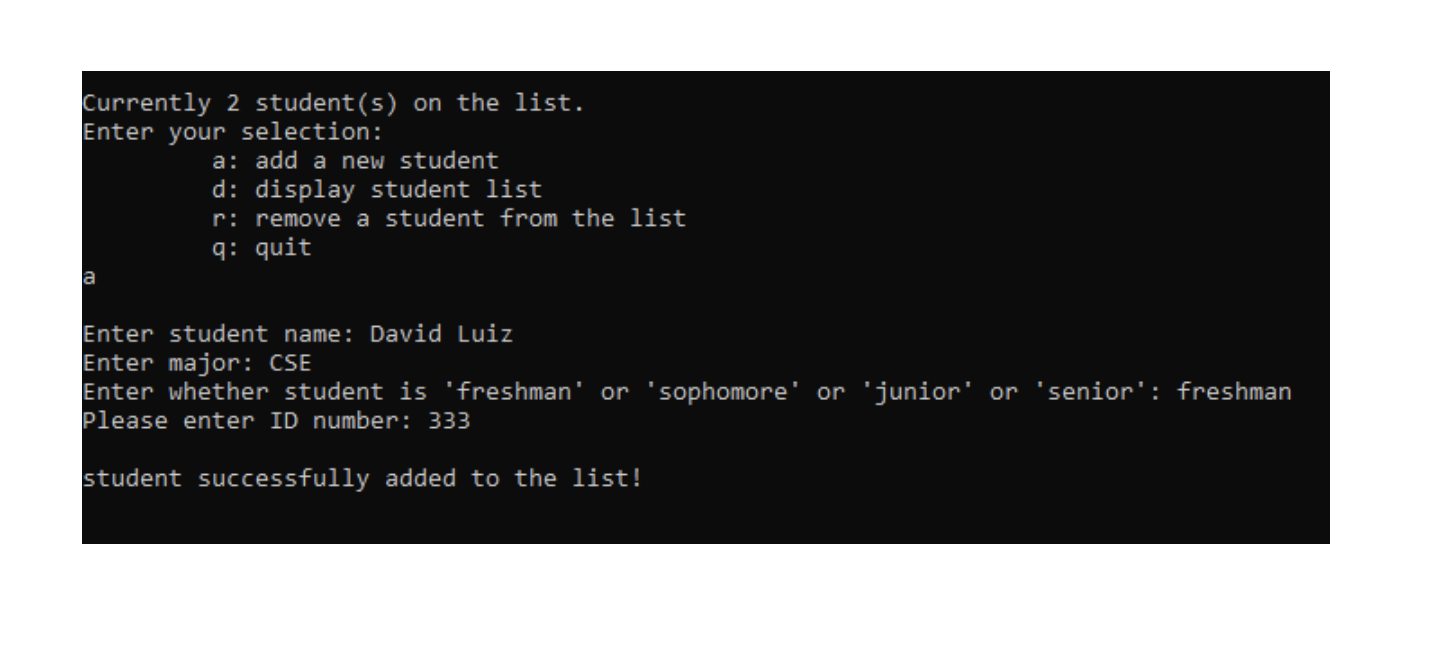 Solved 1. You are given a partially completed program | Chegg.com