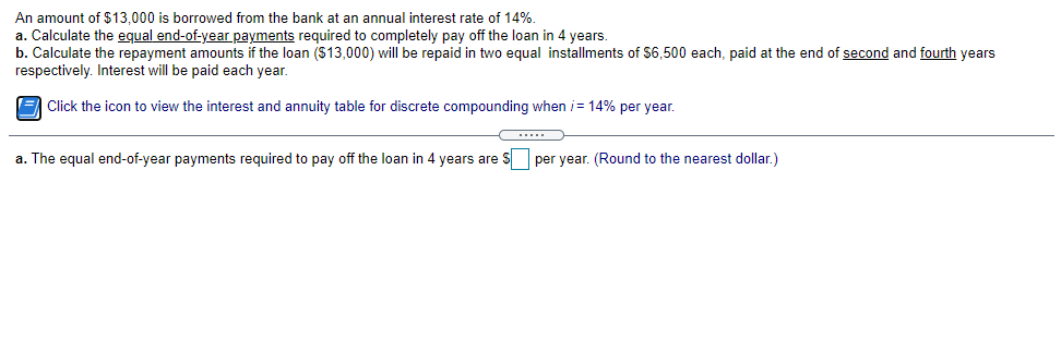 solved-an-amount-of-13-000-is-borrowed-from-the-bank-at-an-chegg