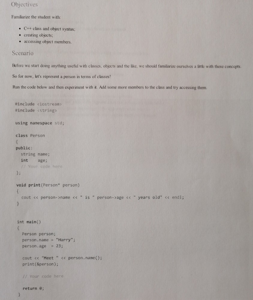 Solved programming language is c++ and the code should go to | Chegg.com