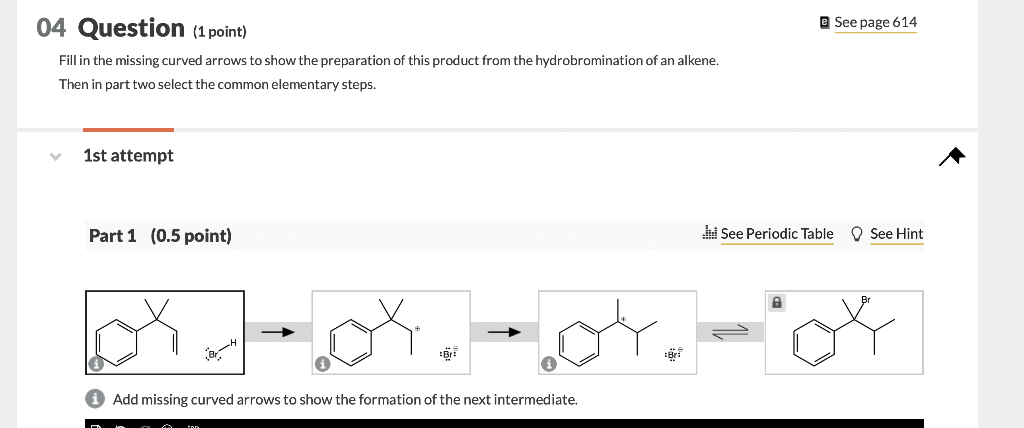 Solved 04 Question (1 point) E See page 614 Fill in the | Chegg.com