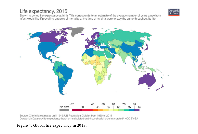 Life Expectancy 2015 Shown Is Period Life Expectancy 2317