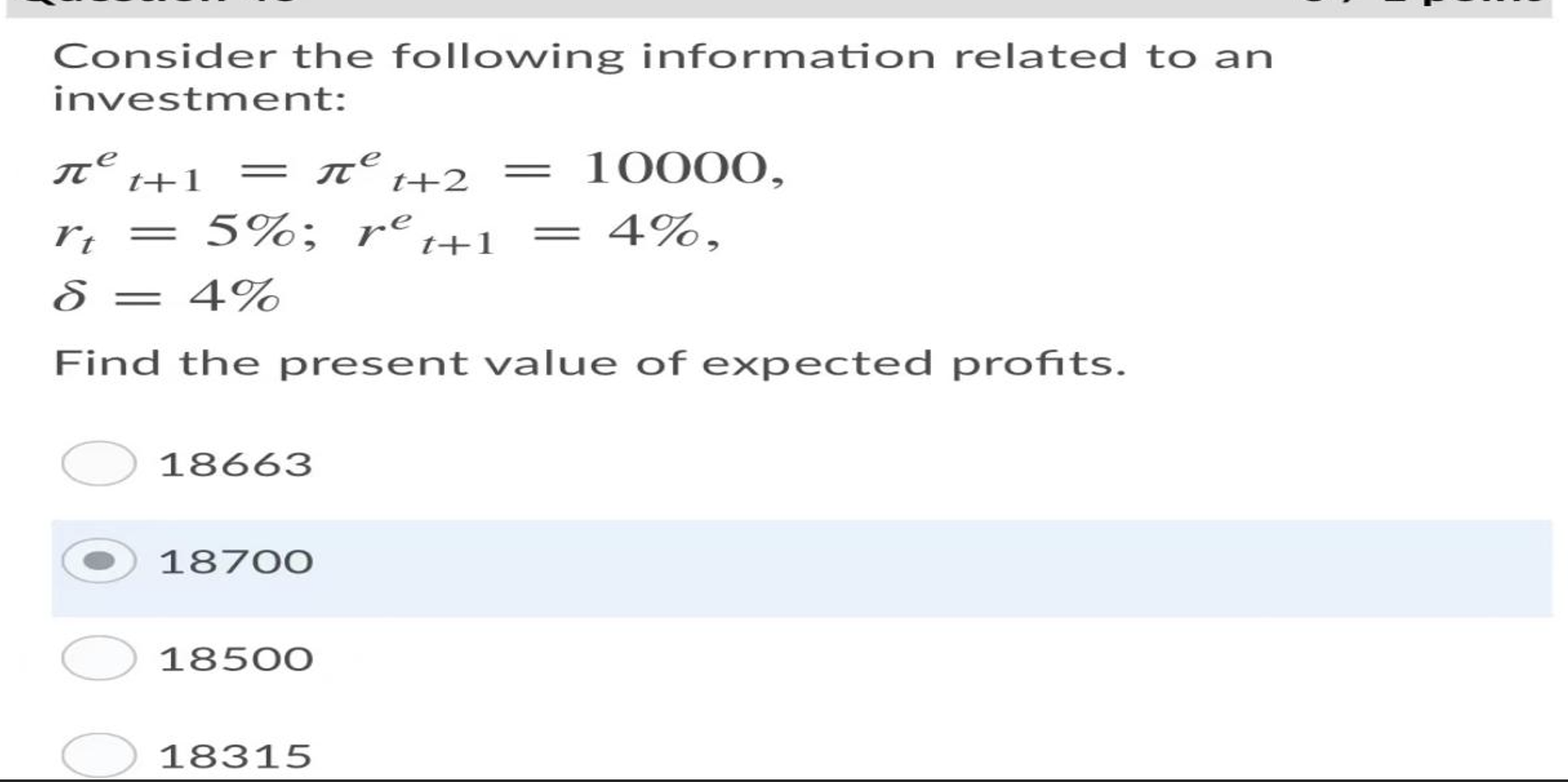 Solved Consider The Following Information Related To An | Chegg.com