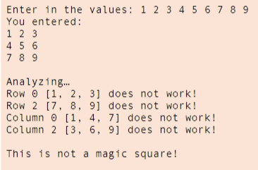 Solved Write a magic square checker in C that checks a | Chegg.com