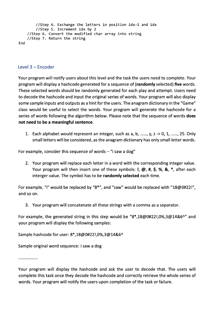 Solved Task Description Your task is to create a game where | Chegg.com