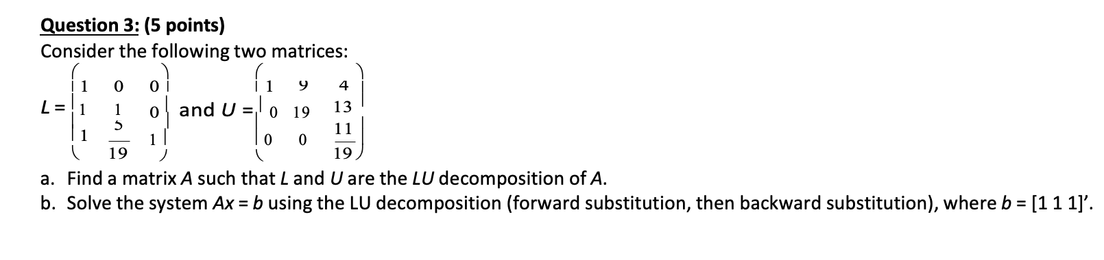 Solved Question 3 5 Points Consider The Following Two