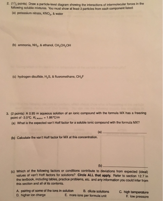 Solved Draw a particle-level diagram showing the | Chegg.com