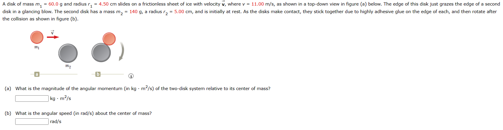 Solved the collision as shown in figure (b). (a) What is the | Chegg.com