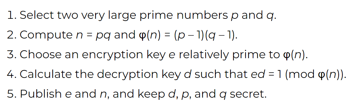 Solved Please solve the three functions rsa_setup, encrypt, | Chegg.com