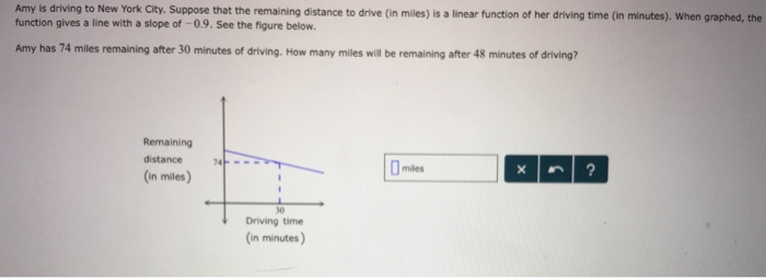 Solved Amy is driving to New York City. Suppose that the | Chegg.com