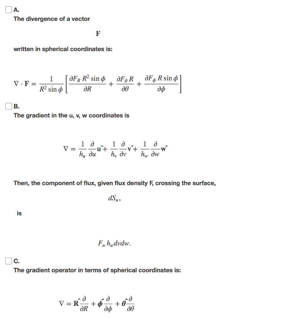 Solved Consider Vf X Y Z In Terms Of A New Coordinate Chegg Com