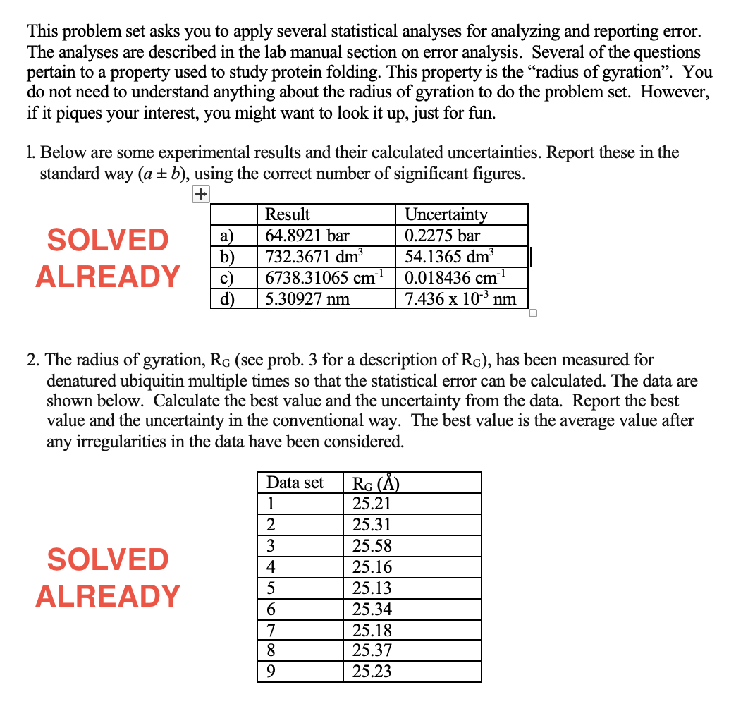 3. The "protein folding problem" is one of the great