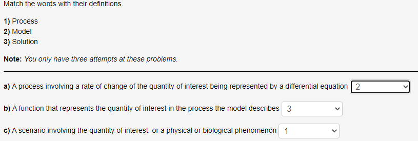 Solved Match the words with their definitions. 1) Process 2) | Chegg.com