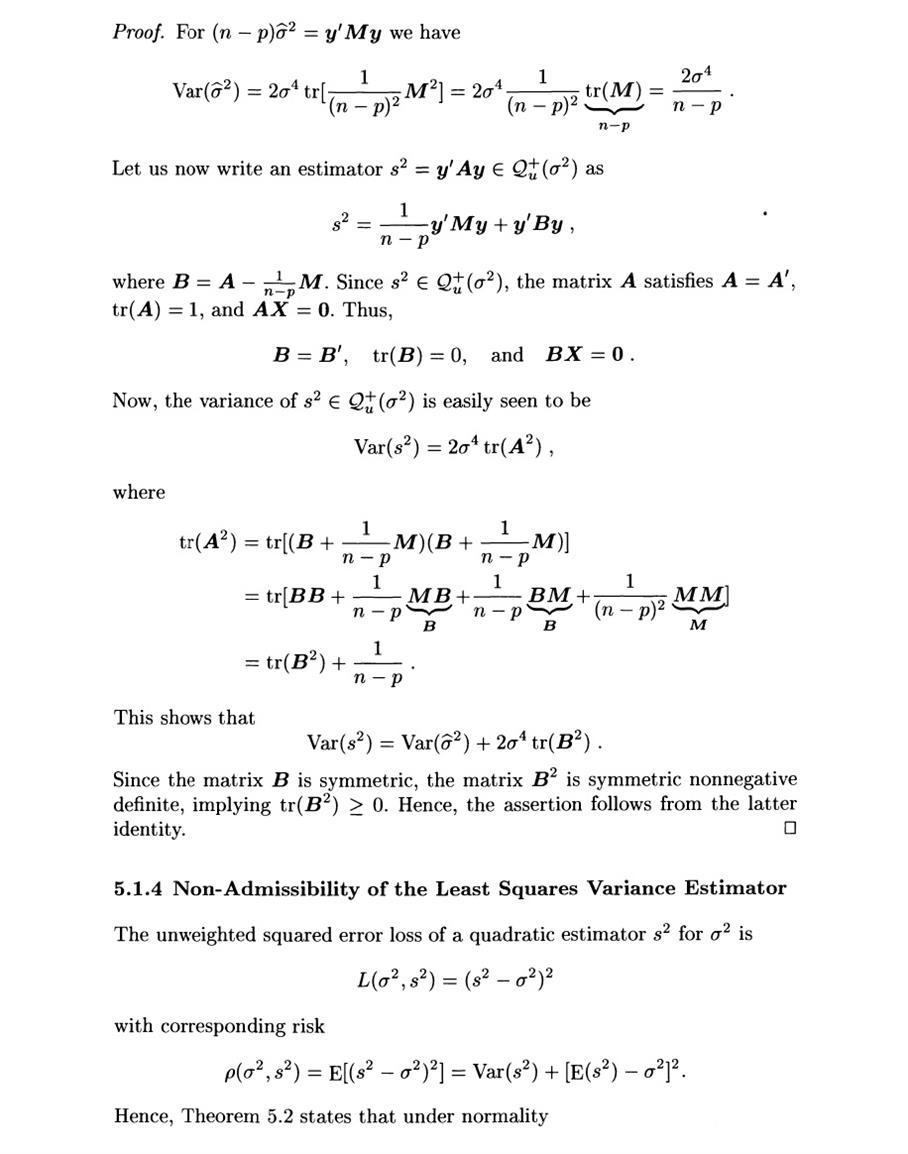 2 Show That Under The Linear Regression Model With Chegg Com