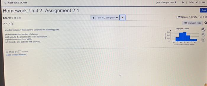 Solved Homework: Unit 2: Assignment 2.1 2 of 7 (2 complete) | Chegg.com