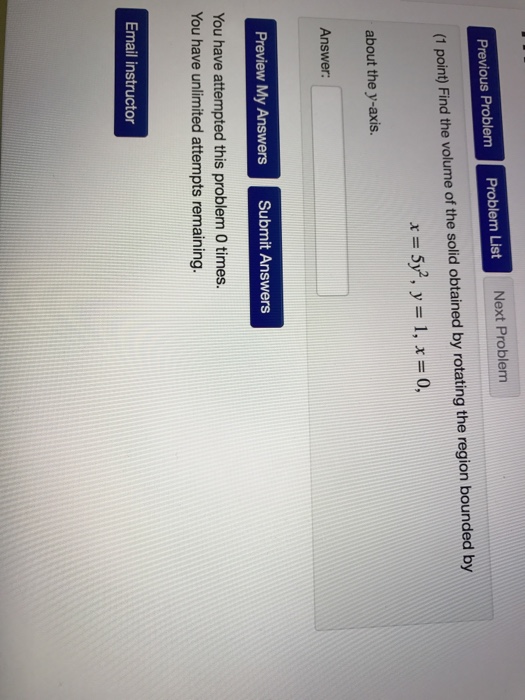 Solved HW 1: Problem 1 Previous Problem Problem List Next | Chegg.com