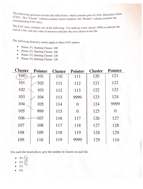 Solved The following questions involve the table below, | Chegg.com