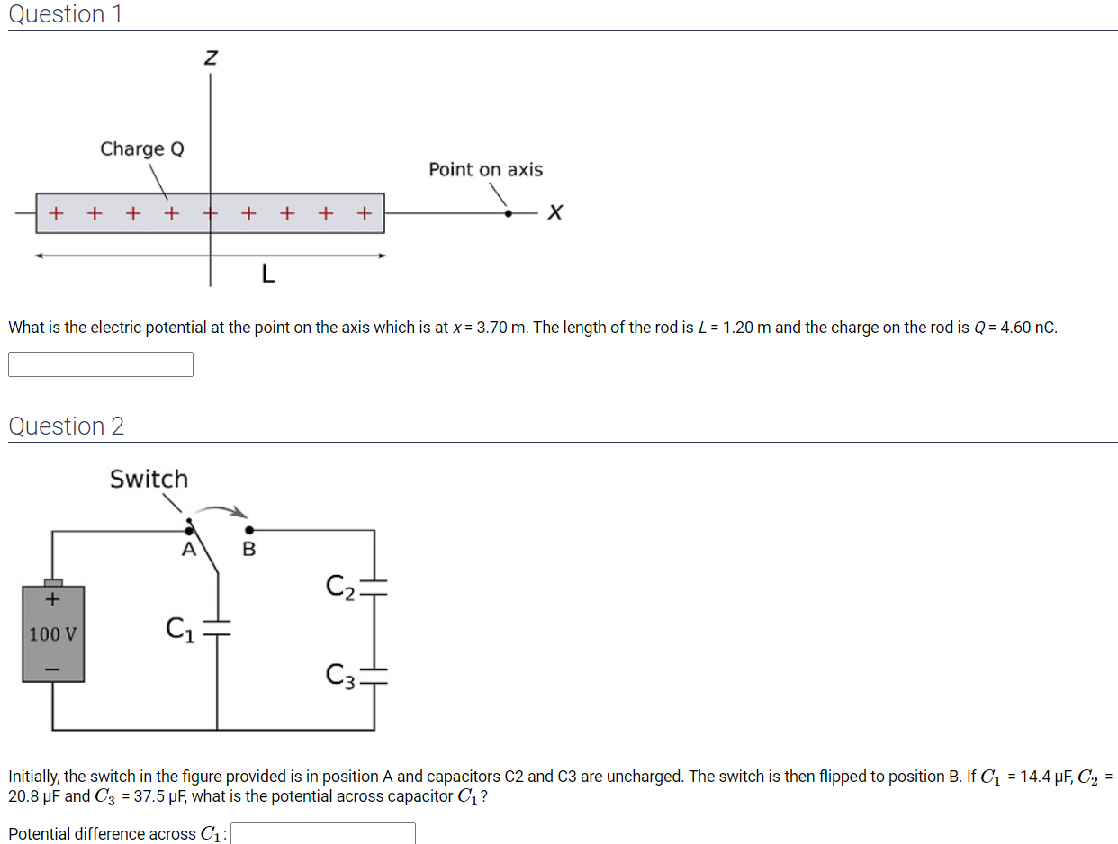 Solved Please help me answer these two questions with the | Chegg.com