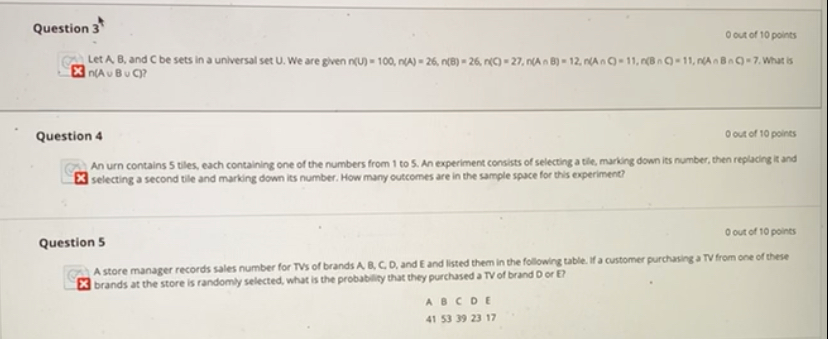 Question 3 O Out Of 10 Points Let A B, And C Be Sets | Chegg.com