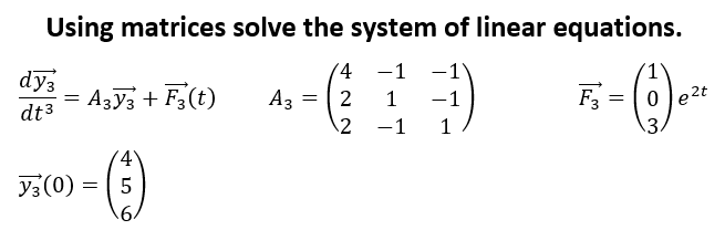 Solved Using Matrices Solve The System Of Linear Equations. | Chegg.com