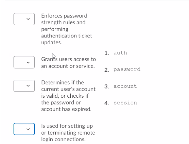 Solved Enforces password strength rules and performing | Chegg.com