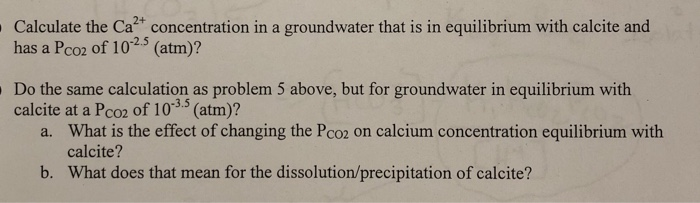 Solved has a Pco2 of 1025 (atm)? Do the same calculation as | Chegg.com