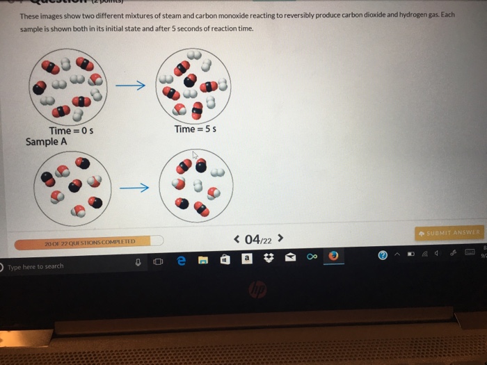 Solved These images show two different mixtures of steam and