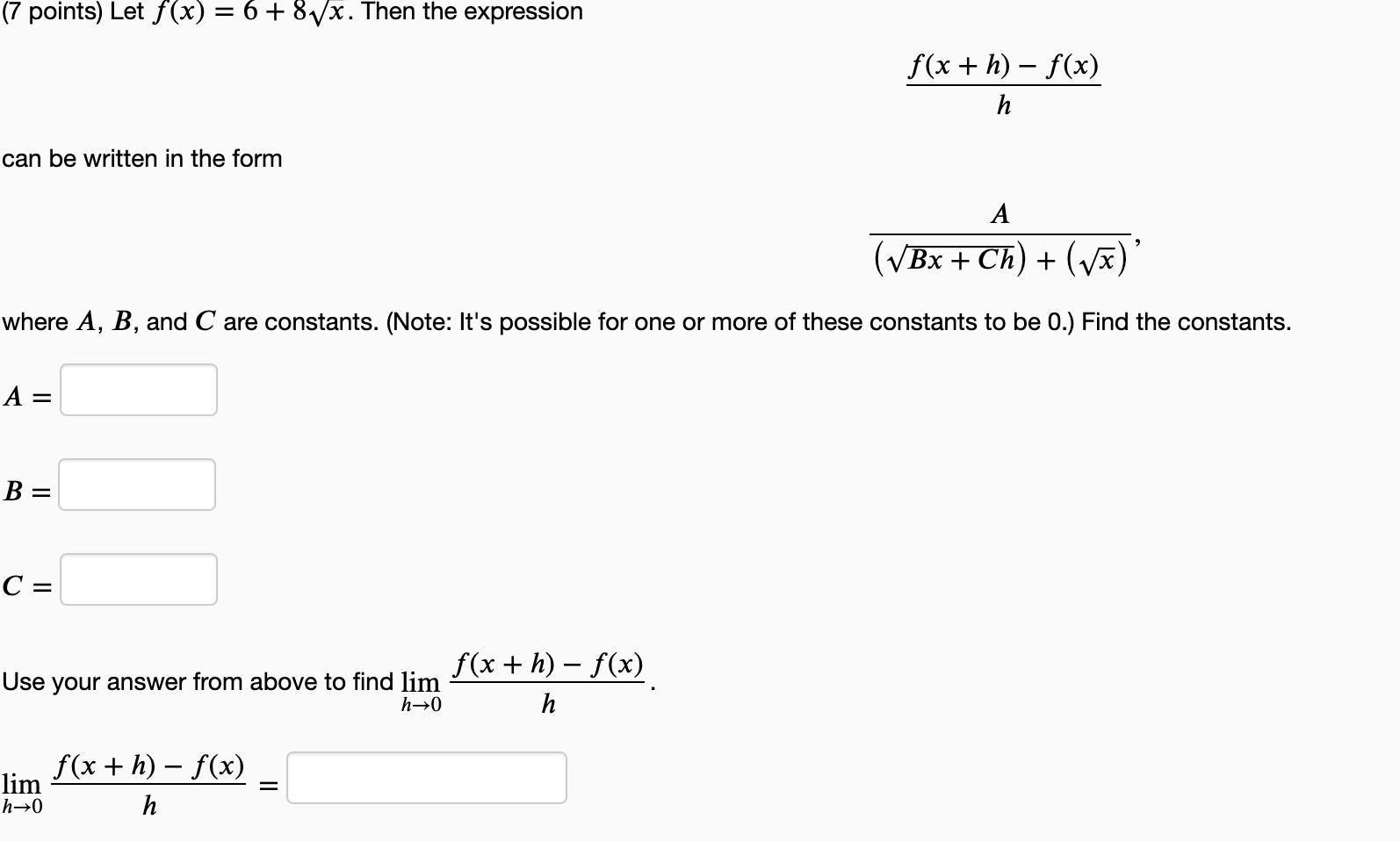 Solved Let 𝑓 𝑥 6 8𝑥 F X 6 8x Then The Expression 𝑓 𝑥 Chegg Com