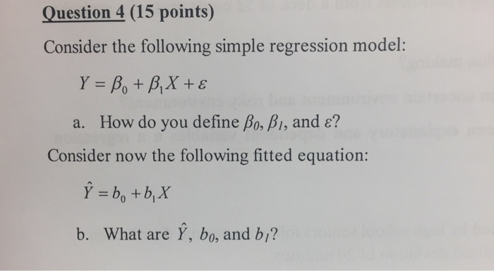 Solved Question 4 (15 points) Consider the following simple | Chegg.com