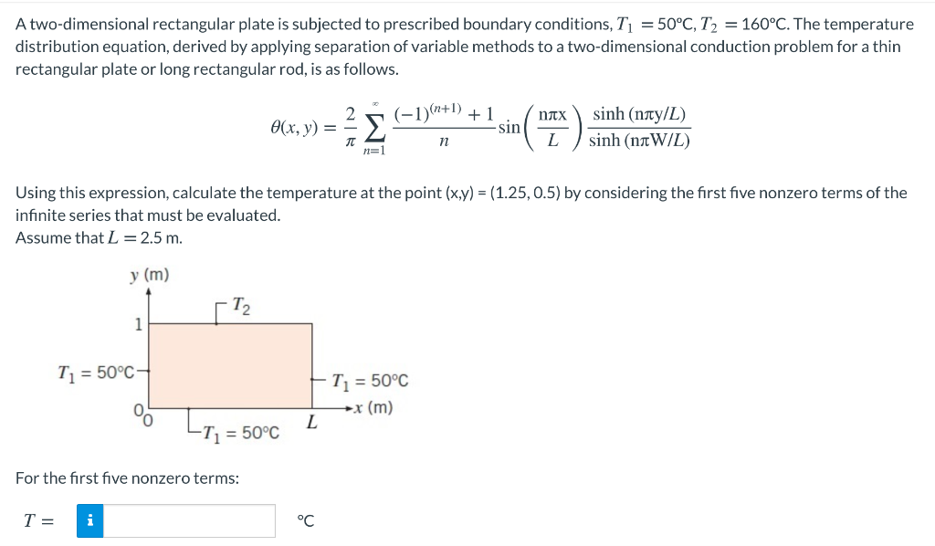 Solved A two-dimensional rectangular plate is subjected to | Chegg.com