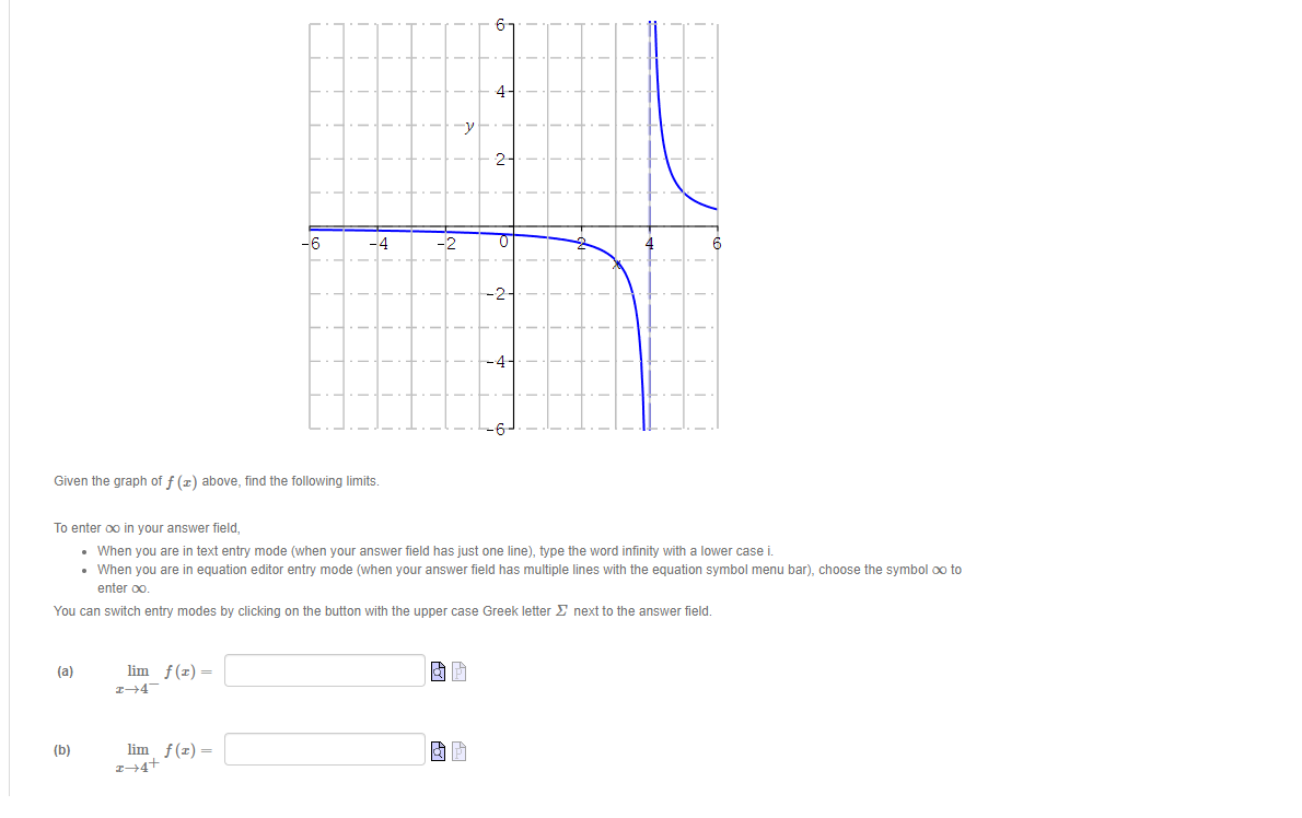 Solved Given the graph of f(x) above, find the following | Chegg.com