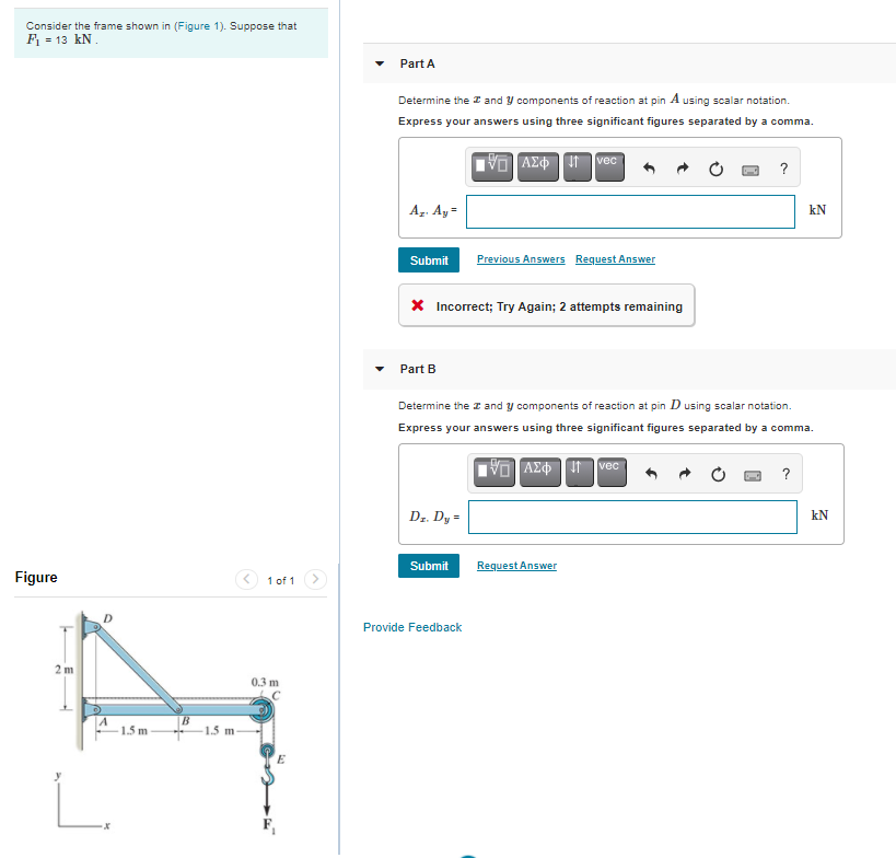 Solved Consider The Frame Shown In (Figure 1). Suppose That | Chegg.com