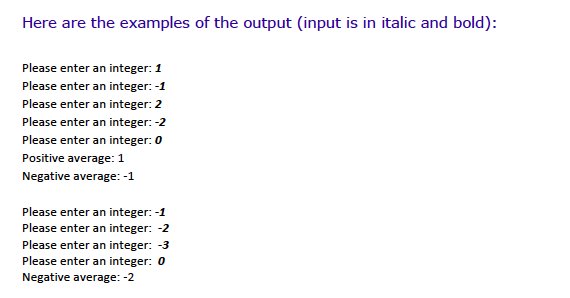 Solved (Assignment 2, individual) Create - averages.c Create | Chegg.com