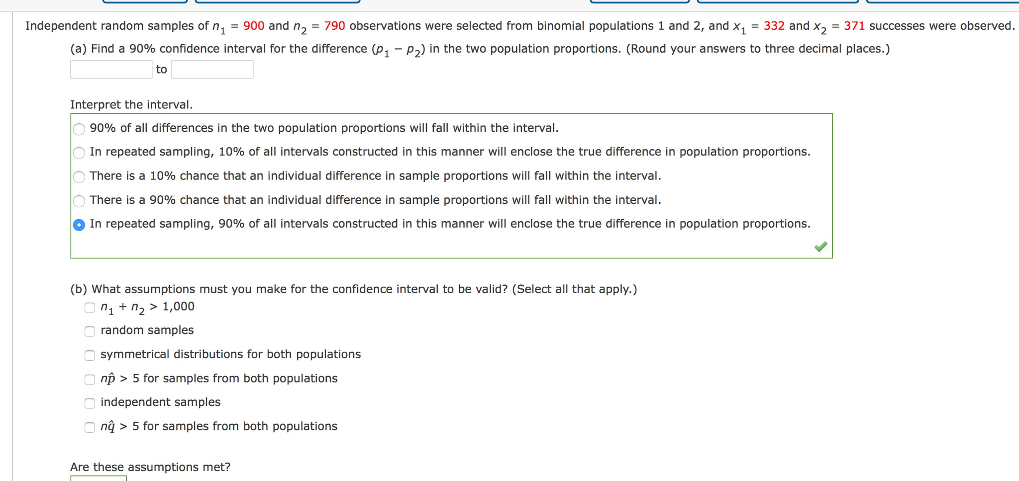 Solved Find a 90% confidence interval for a population mean | Chegg.com