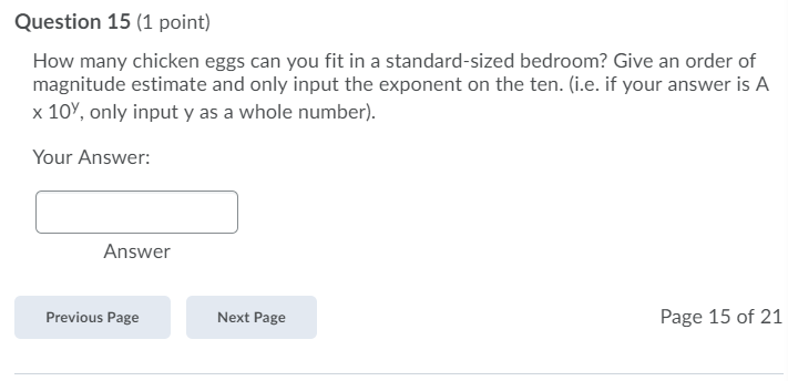 Solved Question 15 (1 point) How many chicken eggs can you | Chegg.com