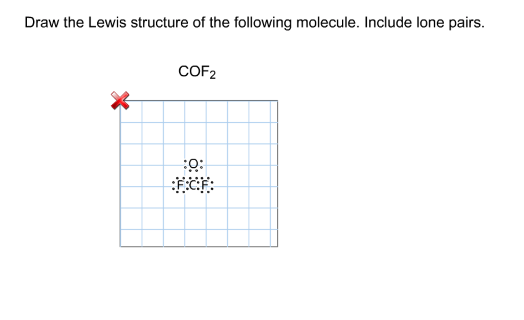 Solved Draw the Lewis structure of the following molecule.