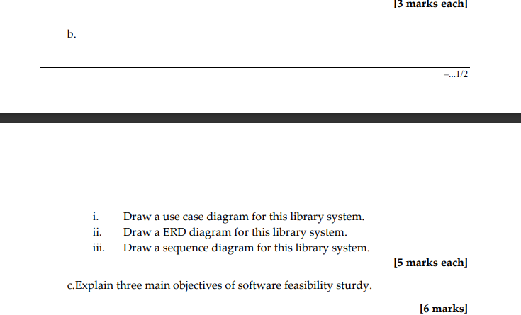 Solved Answer All Questions 1. A. A Web Based Library System | Chegg.com