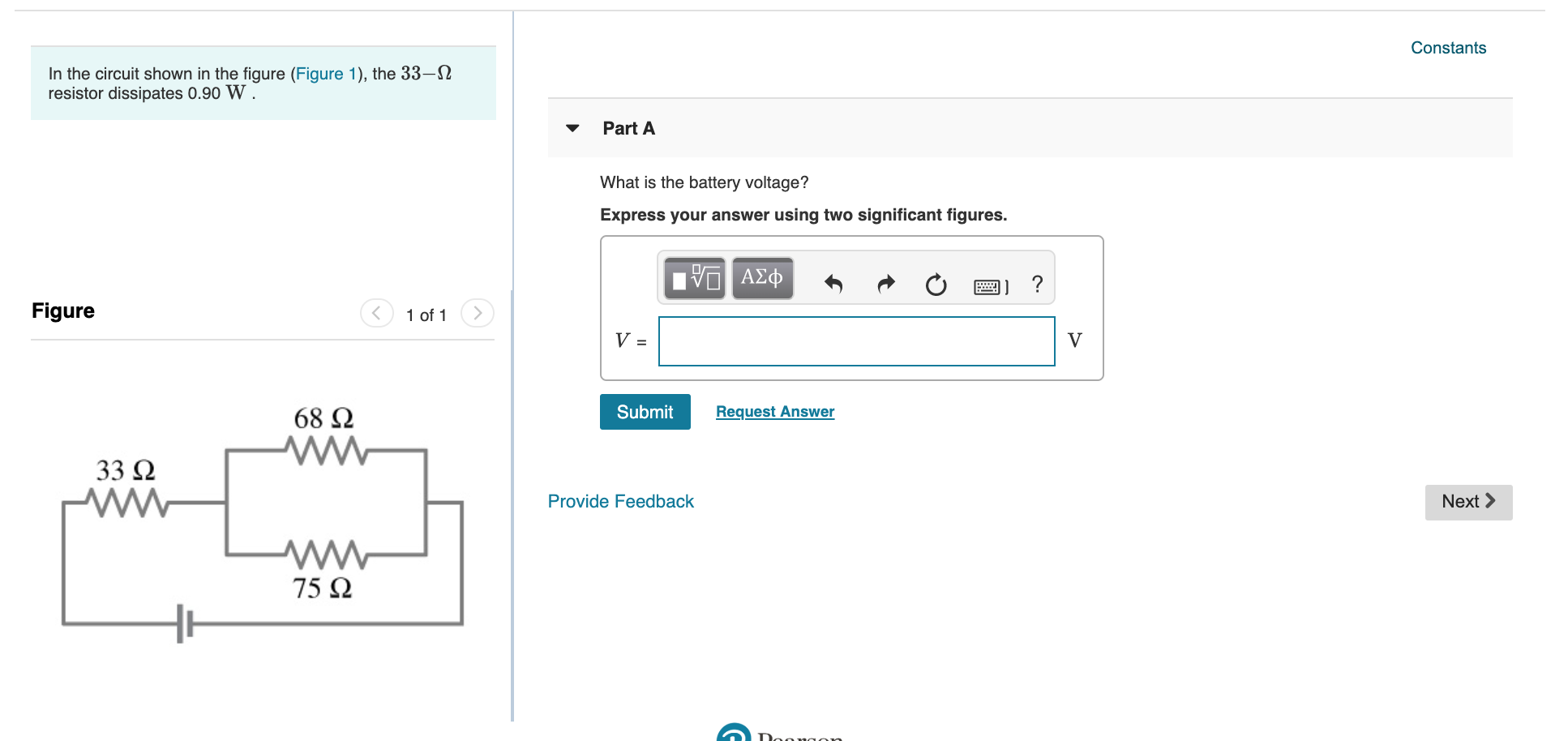 Solved Constants In the circuit shown in the figure (Figure | Chegg.com