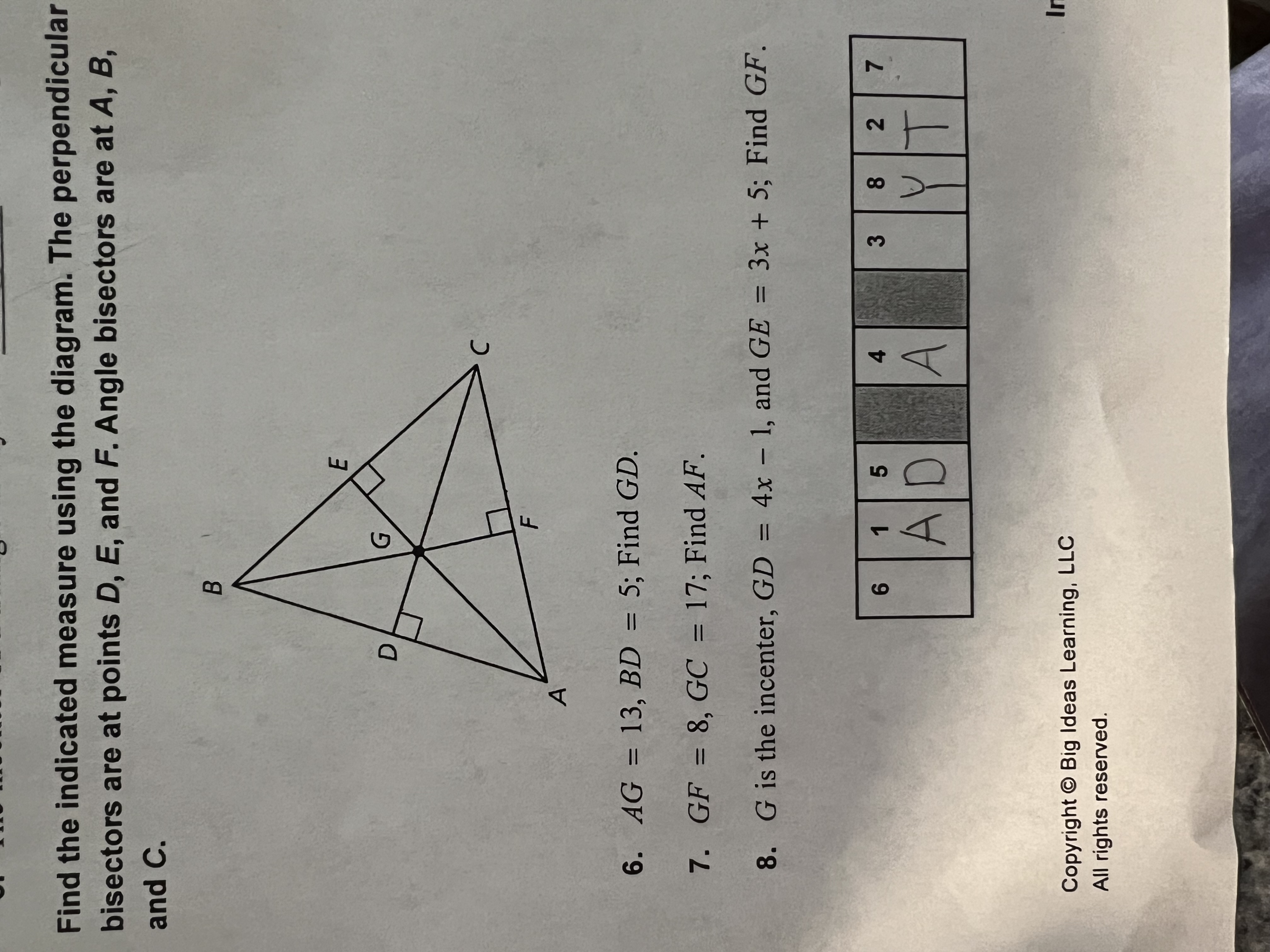 Solved Find the indicated measure using the diagram. The | Chegg.com