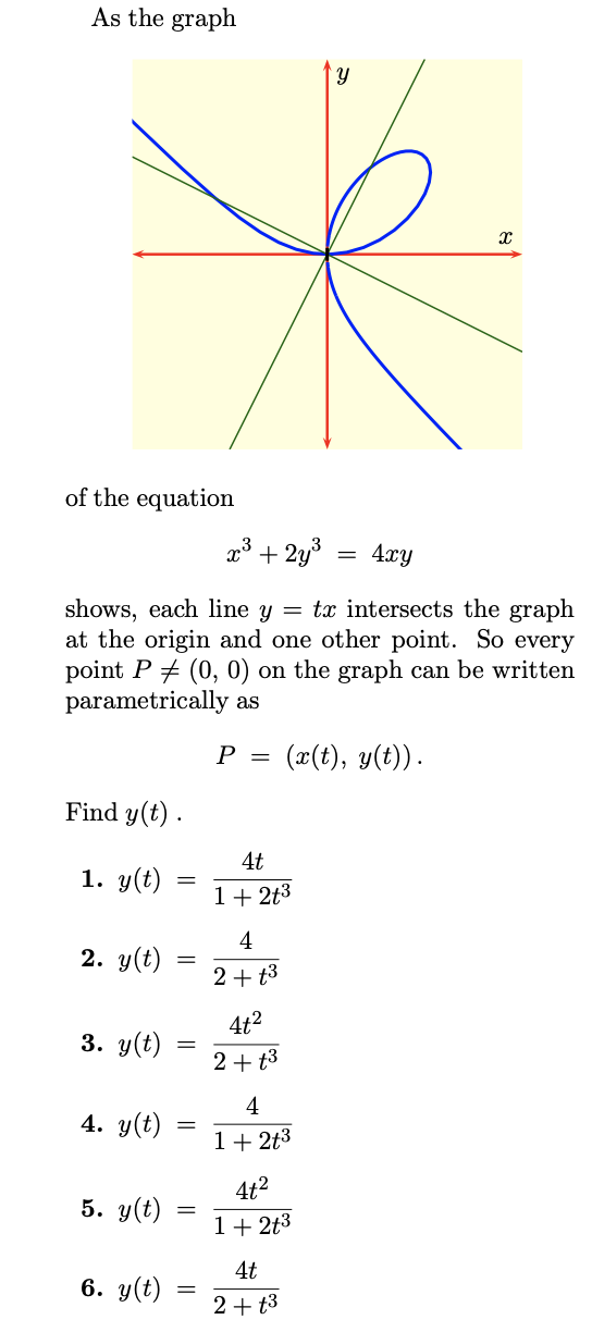 graph the equation y 3 =- 4 x 2