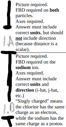 Solved A Picture required. FBD required on both particles. | Chegg.com