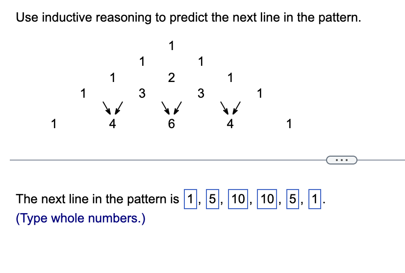 Solved Use inductive reasoning to predict the next line in Chegg