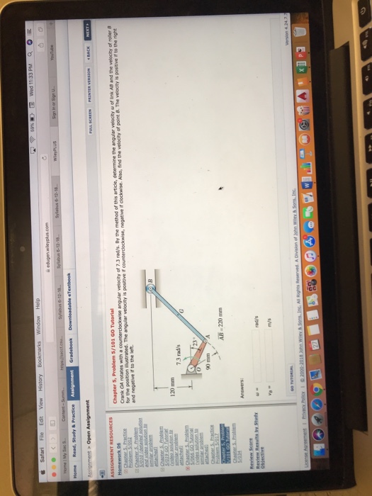 Solved Chapter 5, Problem 5/101 GO Tutorial id solution to | Chegg.com
